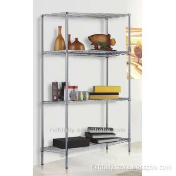RFY-HW12: Folding Home Light-duty Chrome Wire Shelf 50~100kg/tire in 4tire wire piece